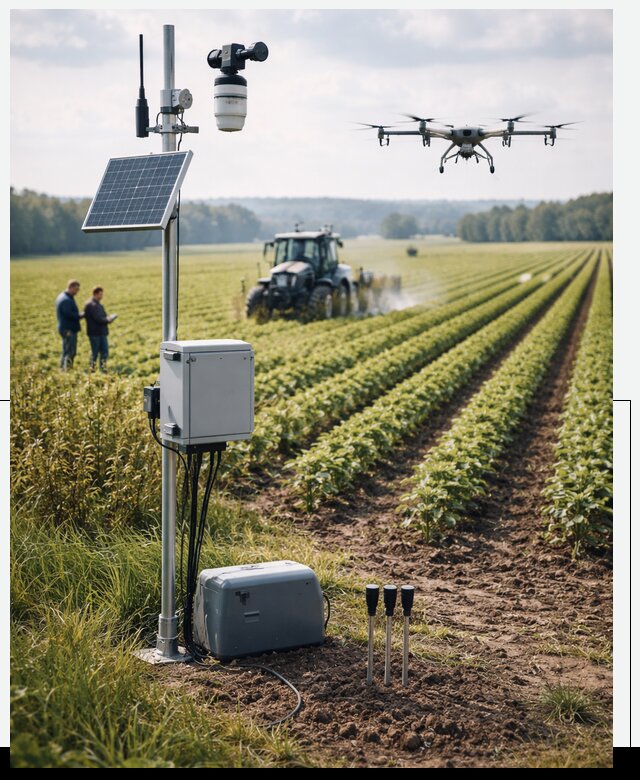 Разработка IoT мониторинга полей в Лесосибирске от 8853 р. | АвикейЛсс